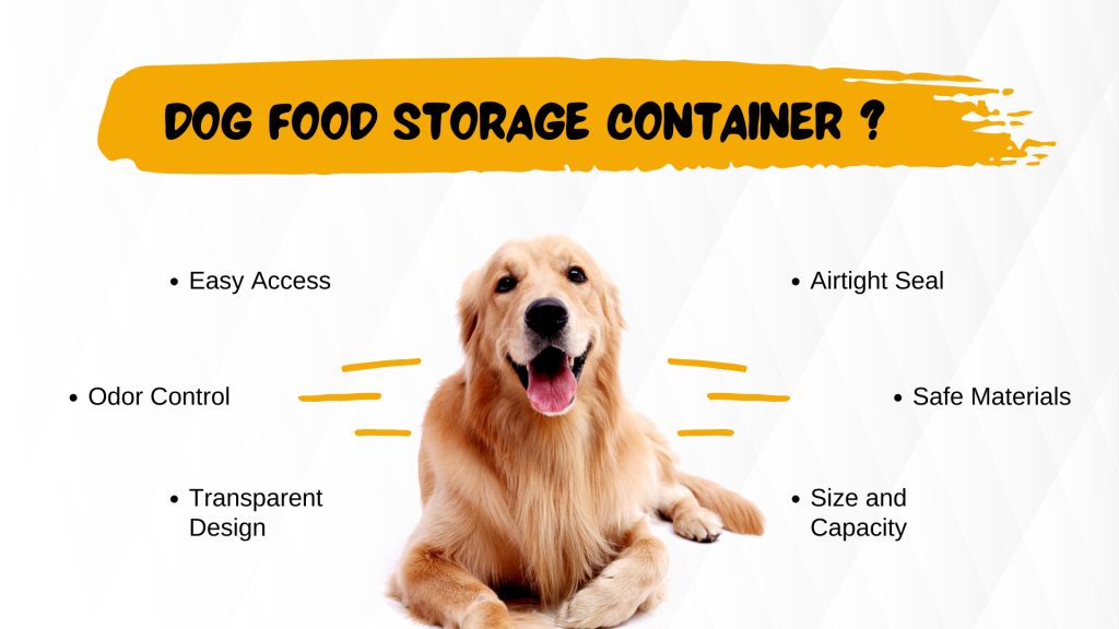 Dog Food Storage Containers